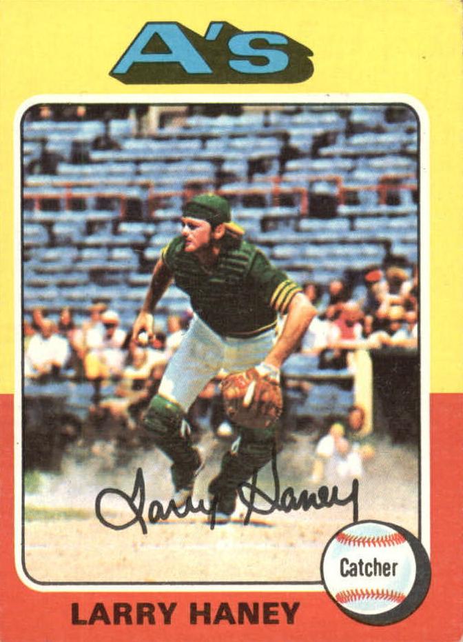 1975 Topps Larry Haney #626 card