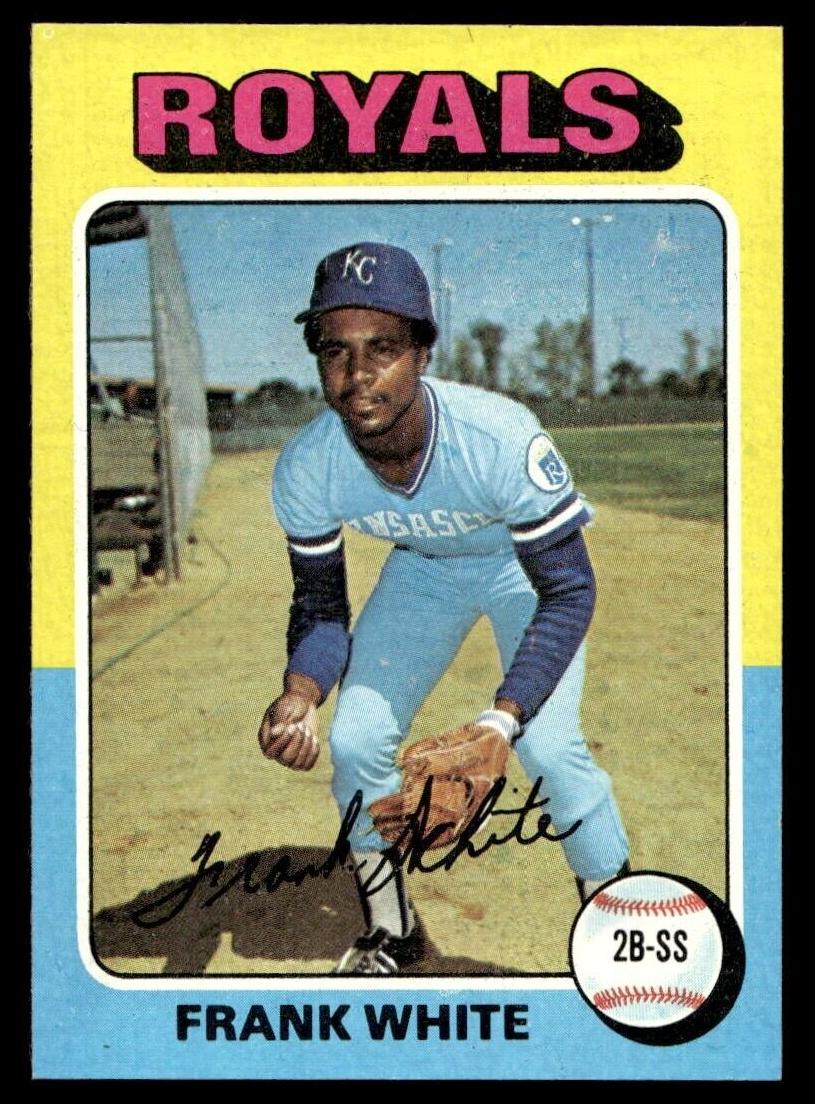 Frank White 1975 Topps Mini Baseball
