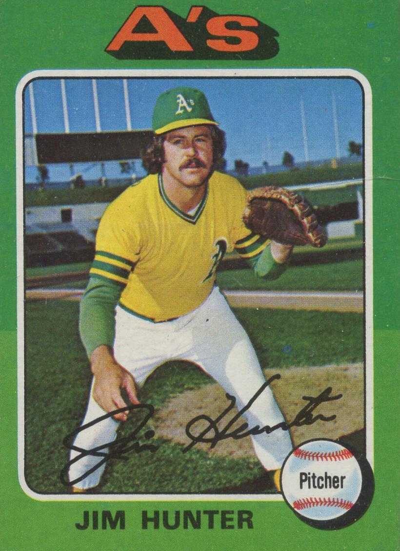 1975 Catfish Hunter #230