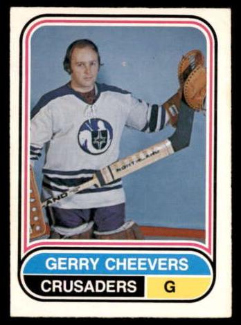 1975 O-Pee-Chee WHA Gerry Cheevers #20 card