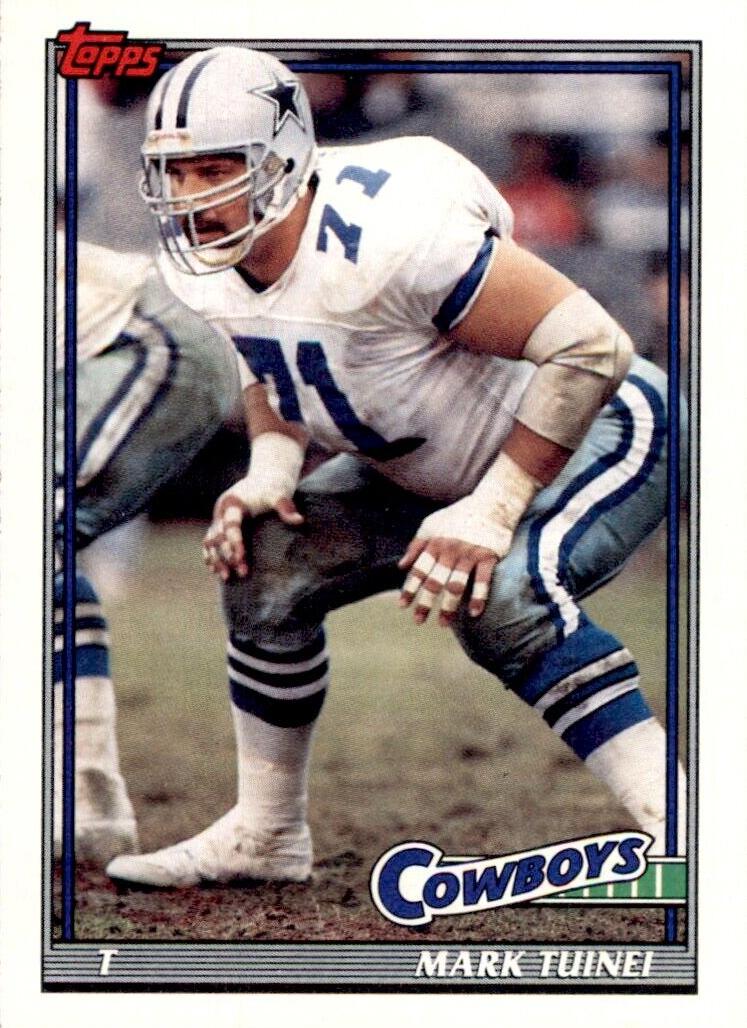 1991 Topps Mark Tuinei #367 card