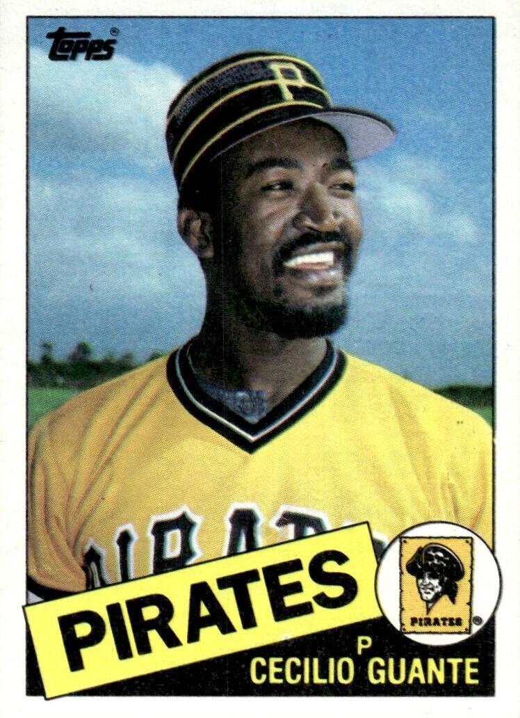 1985 Topps Cecilio Guante #457 card