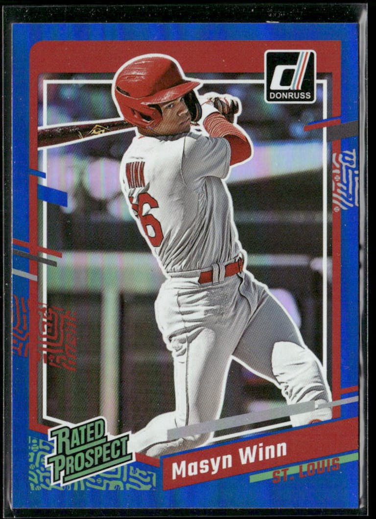 2023 Panini Donruss Baseball Holo Blue Masyn Winn #48 SGC 9.5