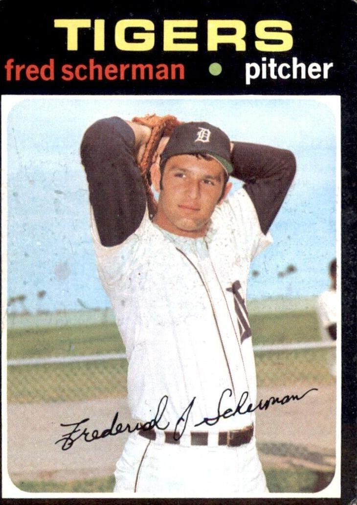 1971 Topps Fred Scherman #316 card