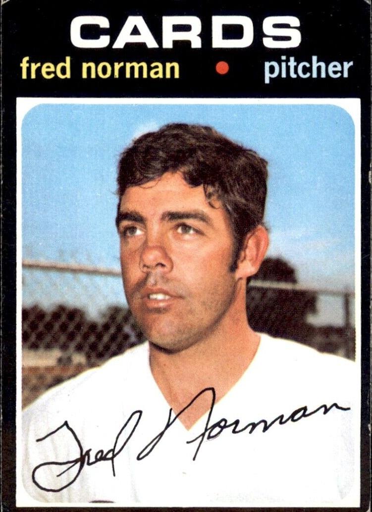 1971 Topps Fred Norman #348 card