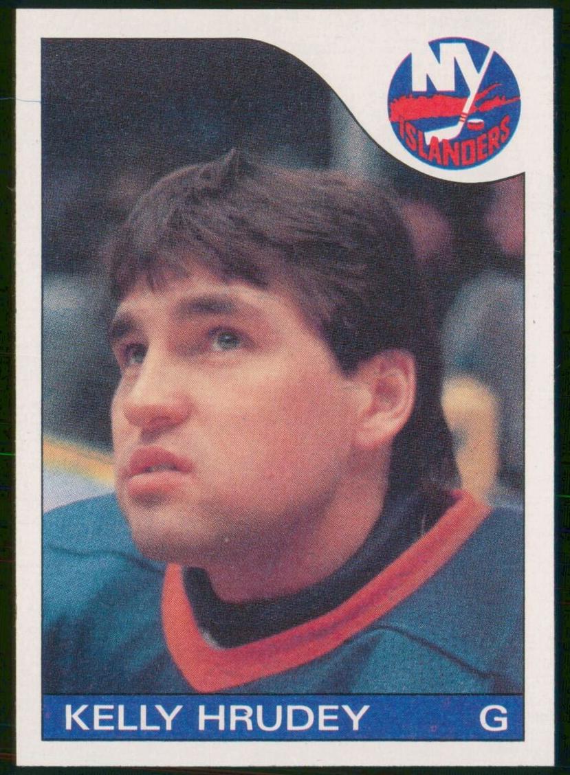 1985 Topps Kelly Hrudey #122 card