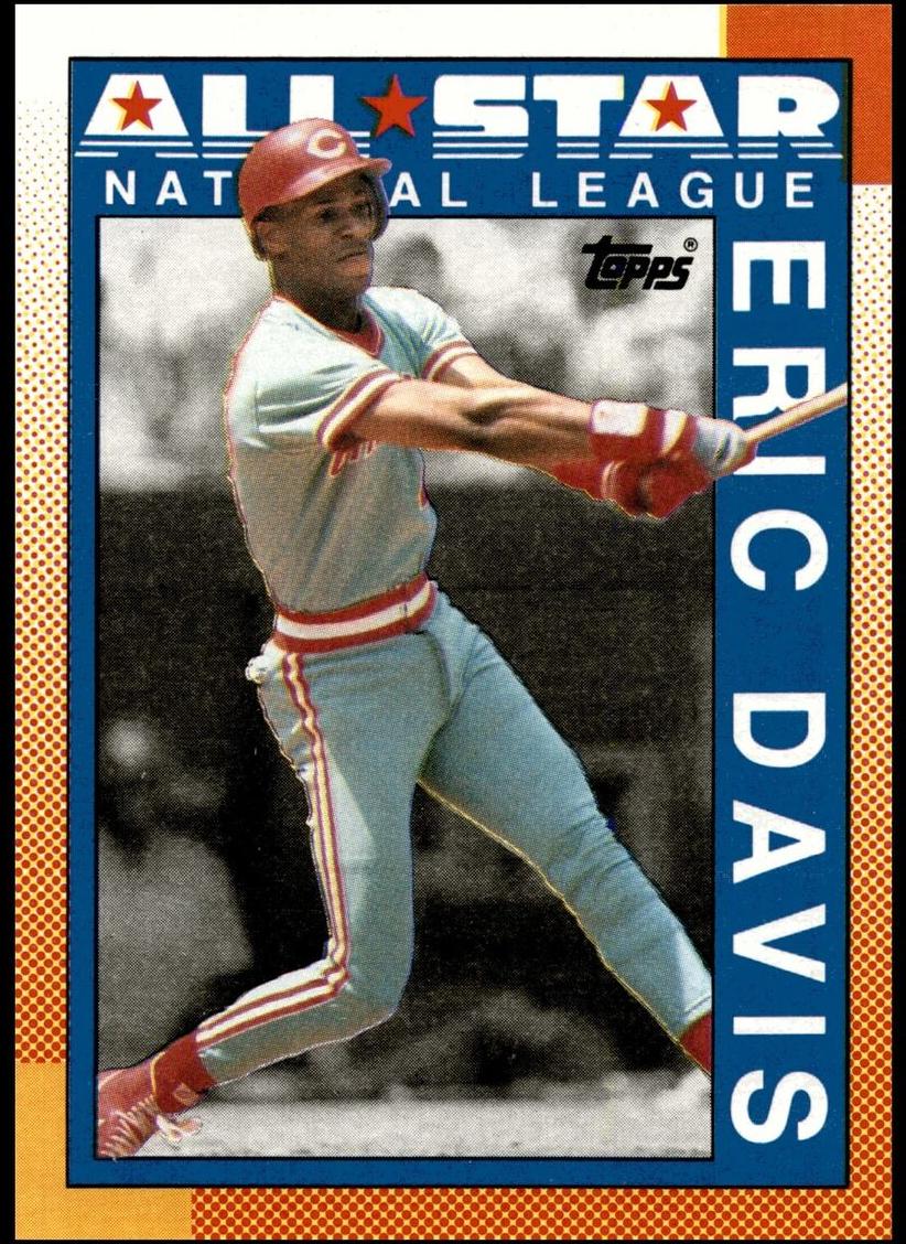 1990 Topps Eric Davis #402 card