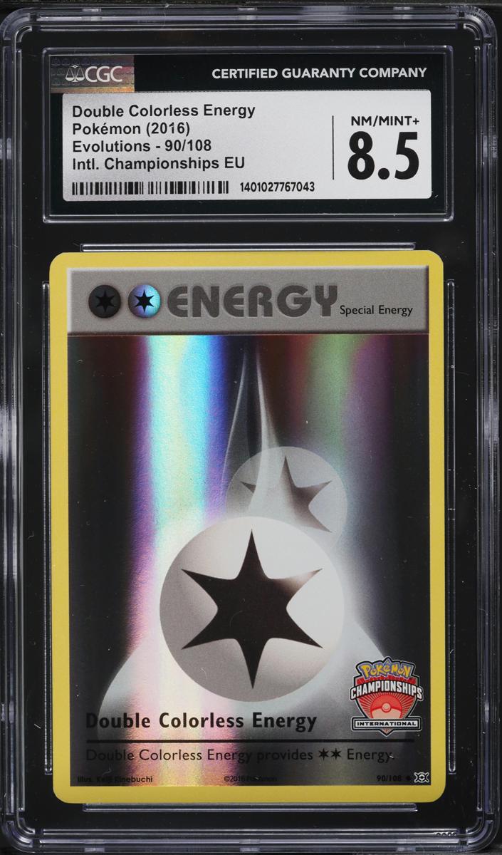 Double Colorless Energy 2016 Pokemon XY Evolutions