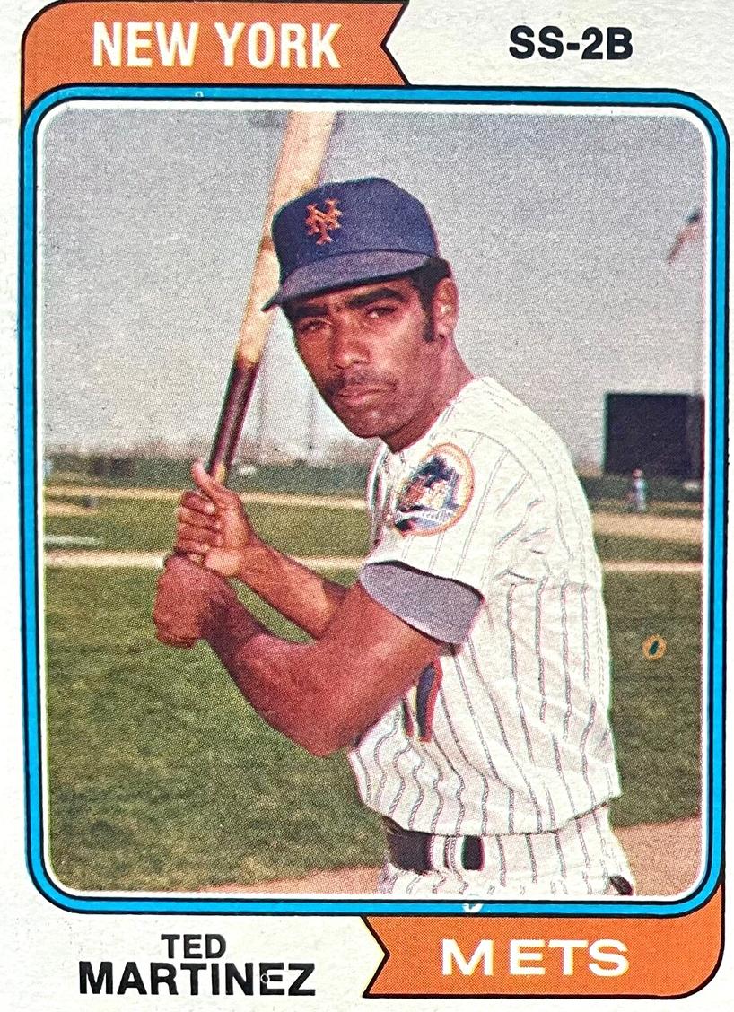 1974 Topps Ted Martinez #487 card