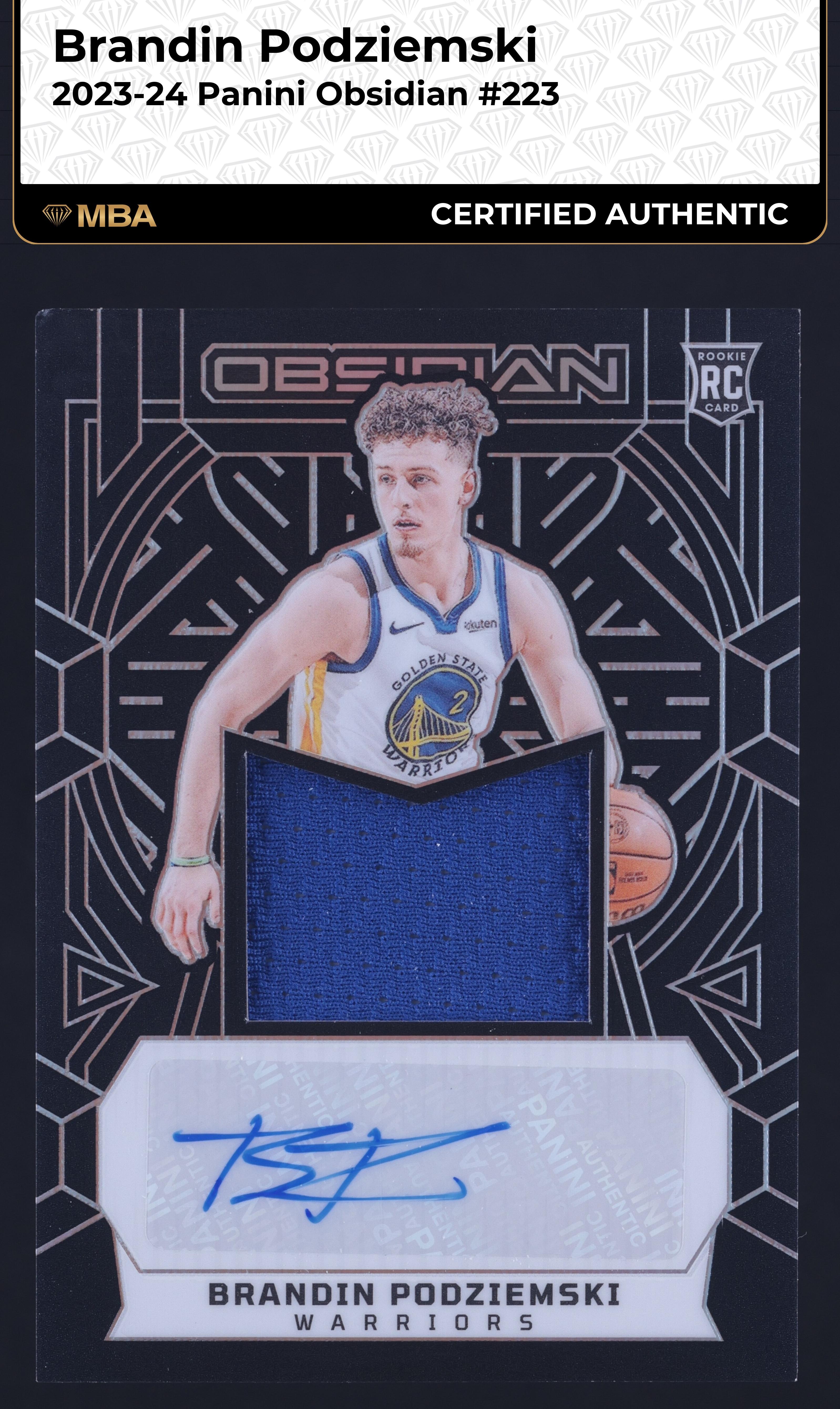 2023 Brandin Podziemski #223