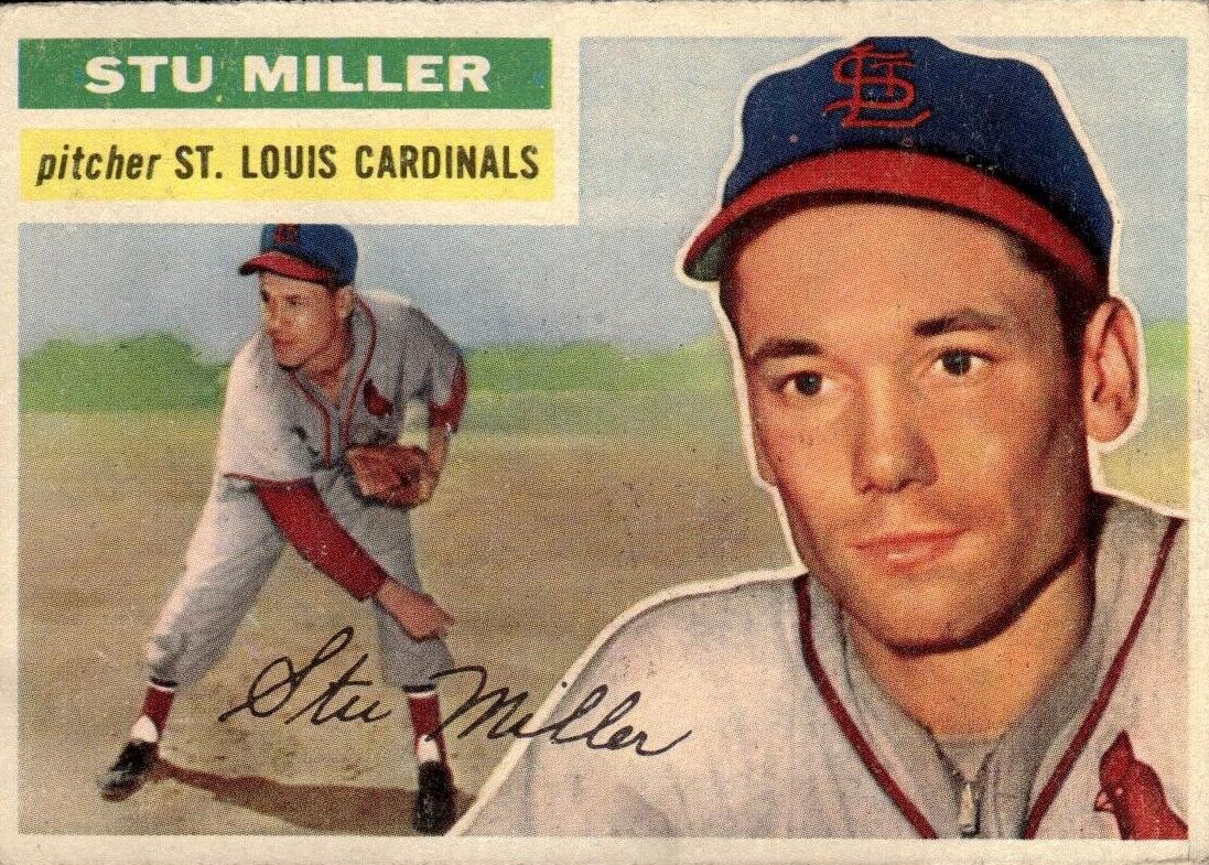 1956 Topps Stu Miller #293 card