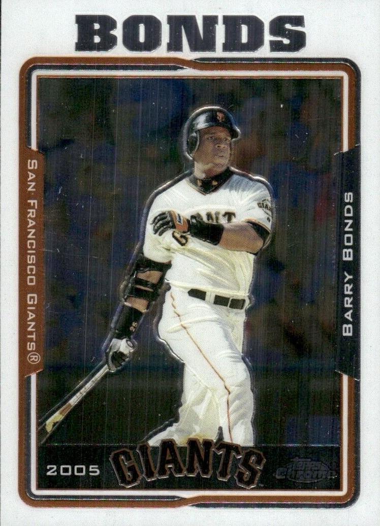 2005 Topps Chrome Barry Bonds #360 card
