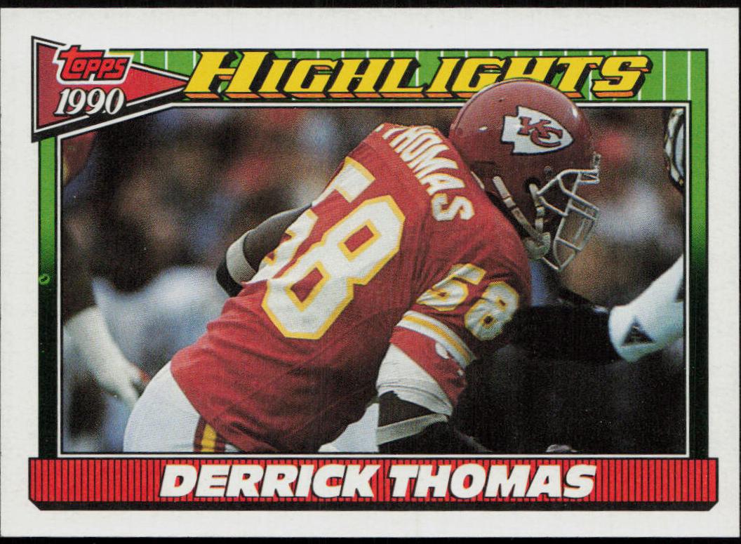 1991 Topps Derrick Thomas #3 card