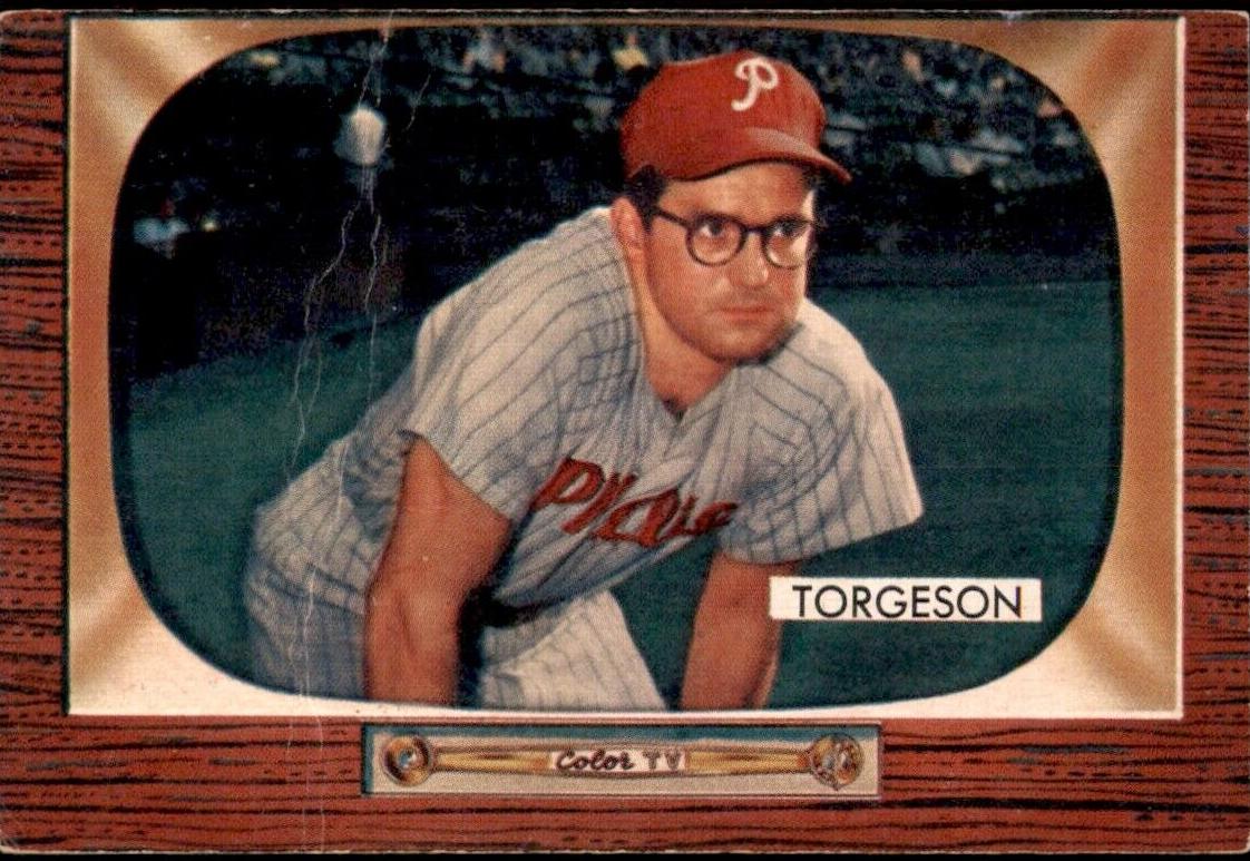 1955 Bowman Earl Torgeson #210 card