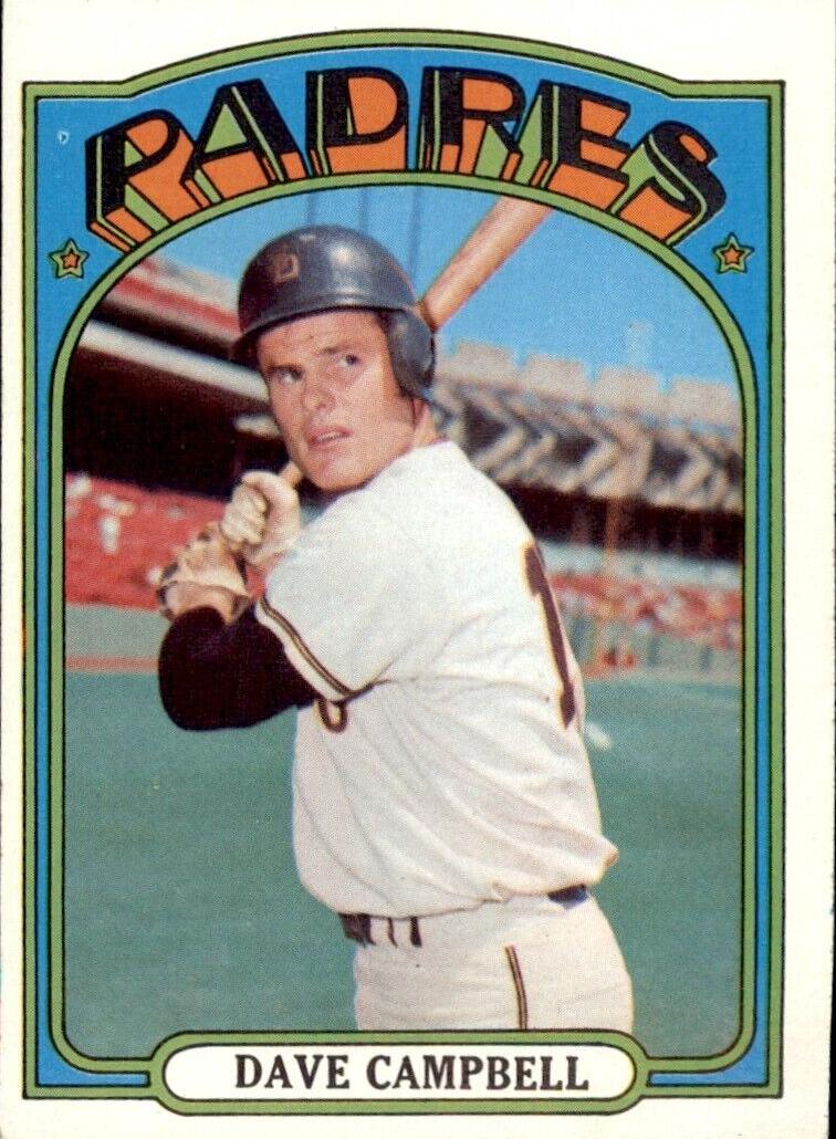 1972 Topps Dave Campbell #384 card