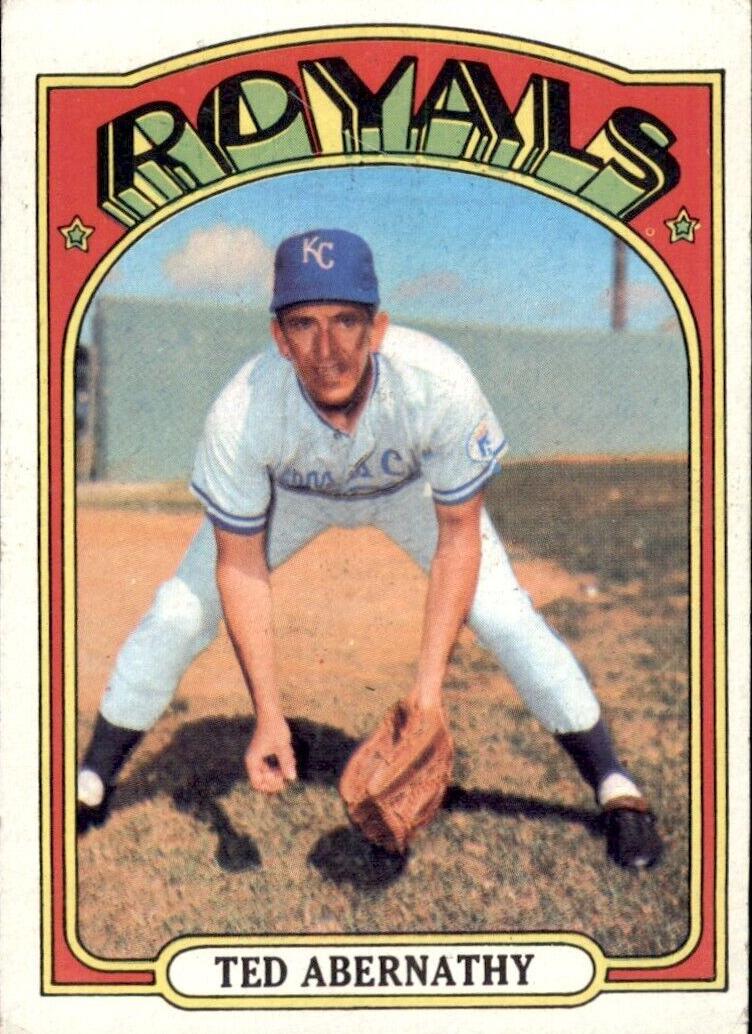 1972 Topps Ted Abernathy #519 card