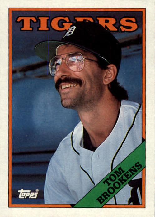 1988 Topps Tom Brookens #474 card