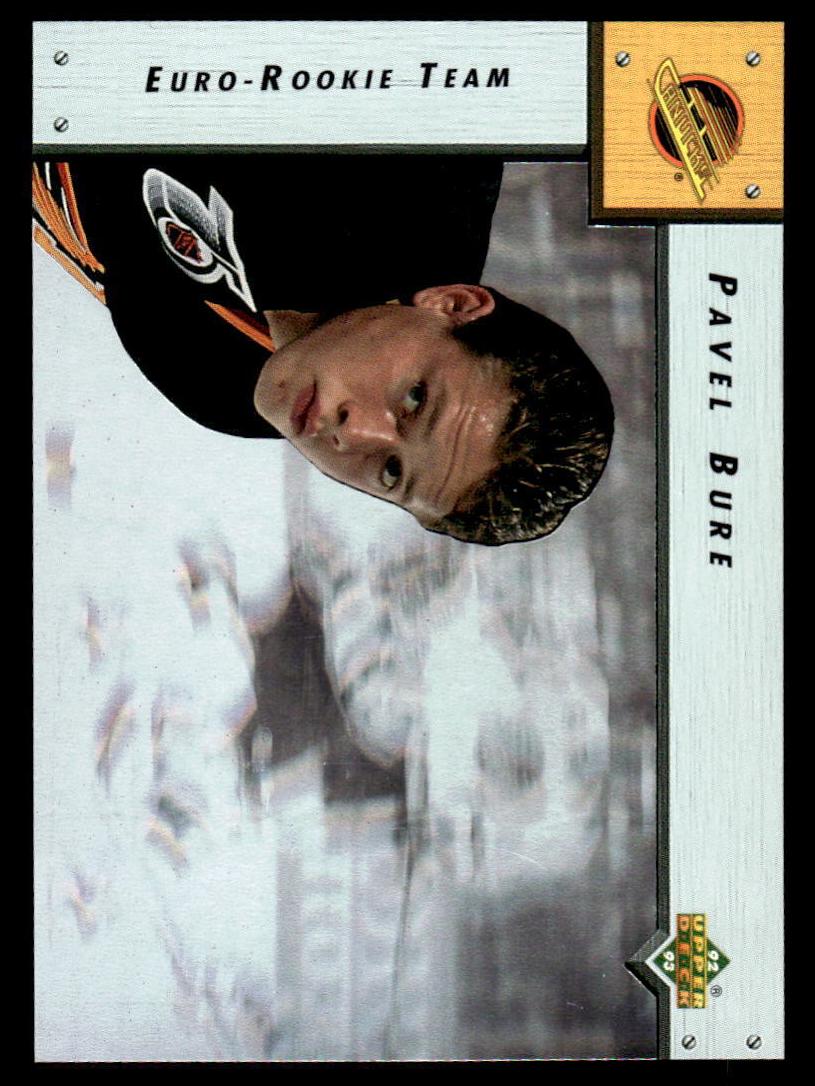 1992 Upper Deck Euro Rookie Team Pavel Bure #ERT1 card