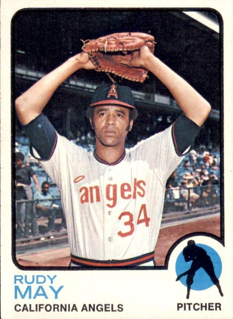 1973 Topps Rudy May #102 card
