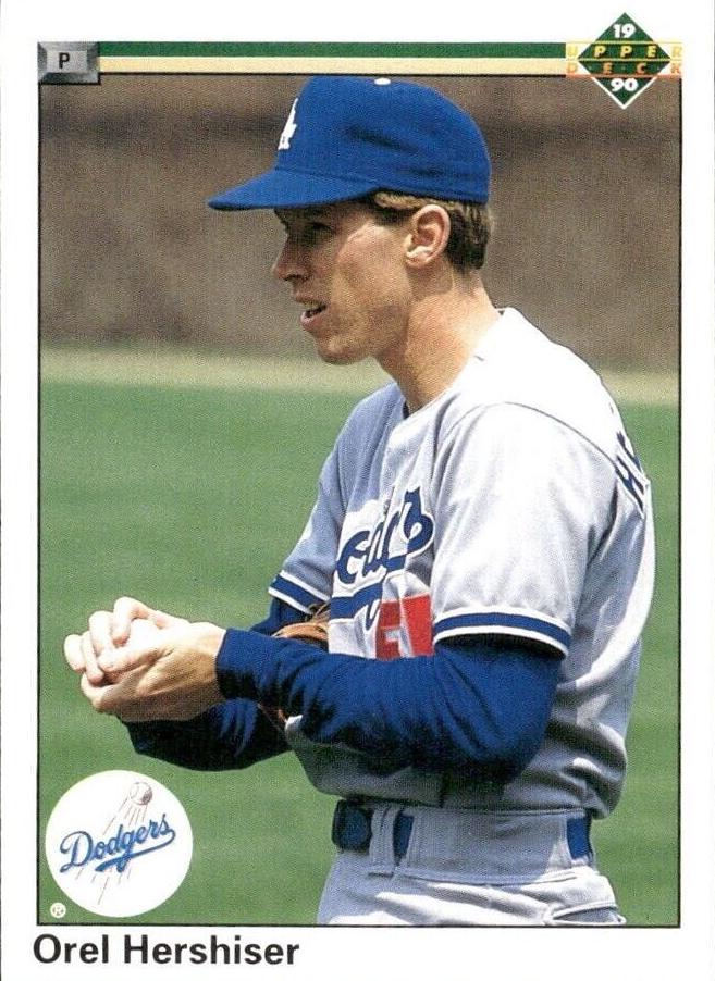 1990 Upper Deck Orel Hershiser #256 card