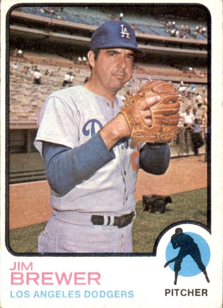 1973 Topps Jim Brewer #126 card