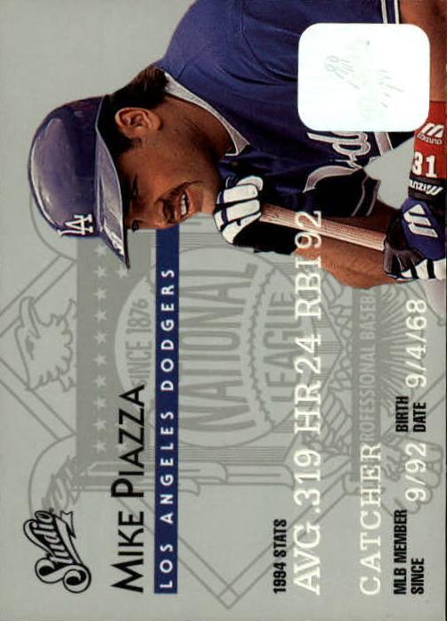 1995 Studio Mike Piazza [Gold] #4 card