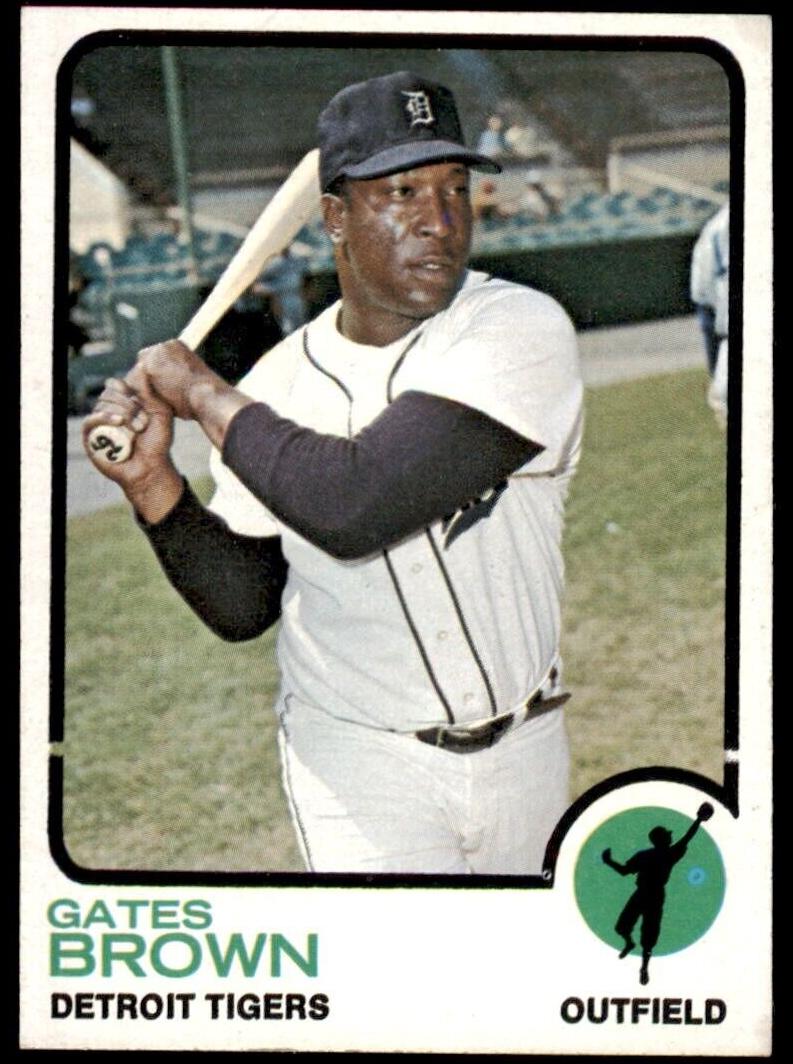 1973 Topps Gates Brown #508 card