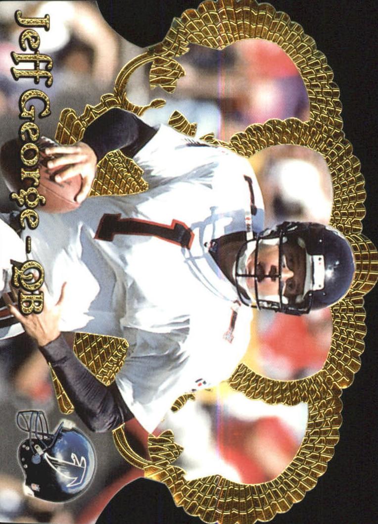1995 Jeff George [Blue Holofoil] #77