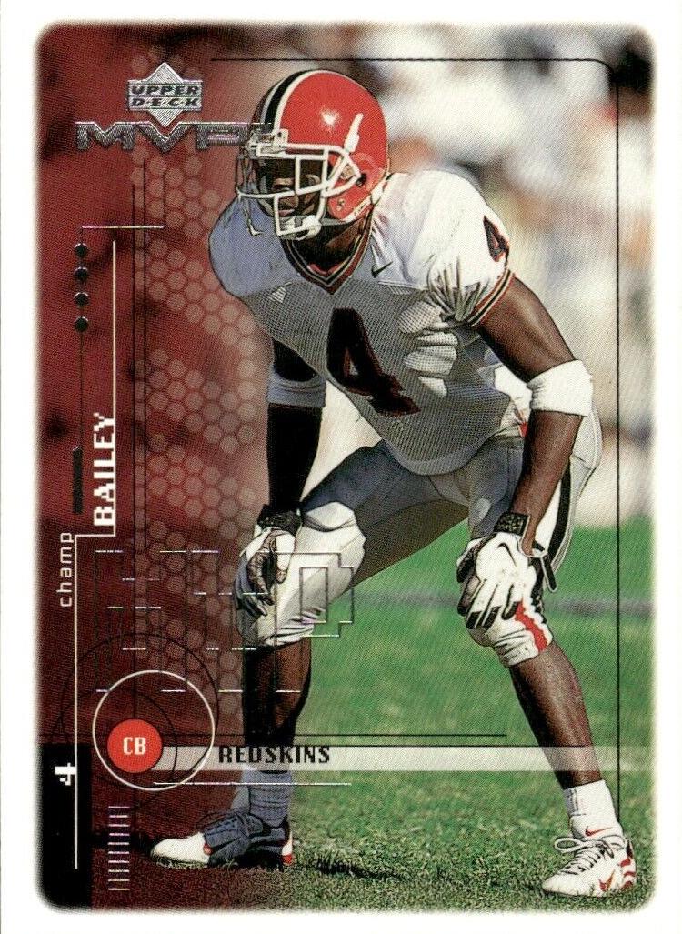 1999 Upper Deck MVP Champ Bailey #210 card