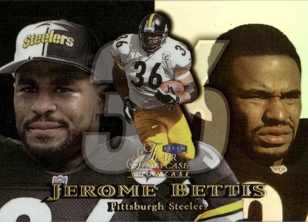 1999 Flair Showcase Jerome Bettis #100 card