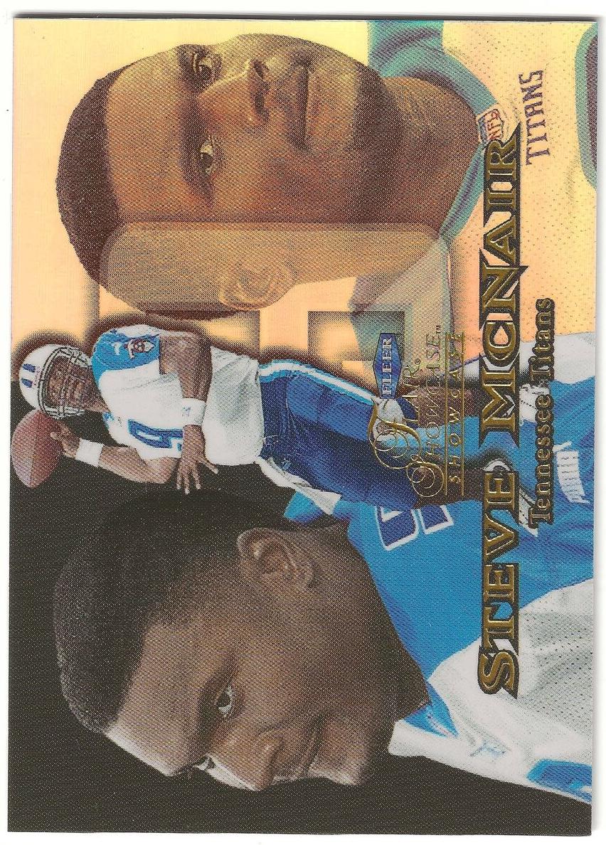 1999 Flair Showcase Steve McNair #141 card
