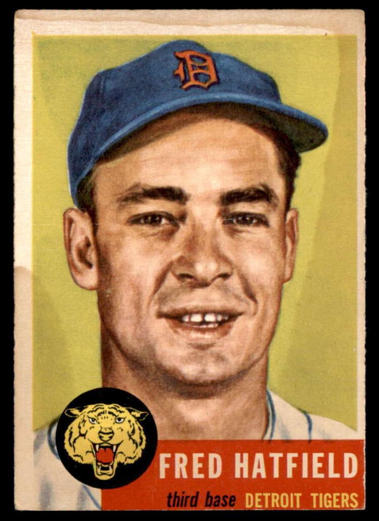 1953 Topps Fred Hatfield #163 card