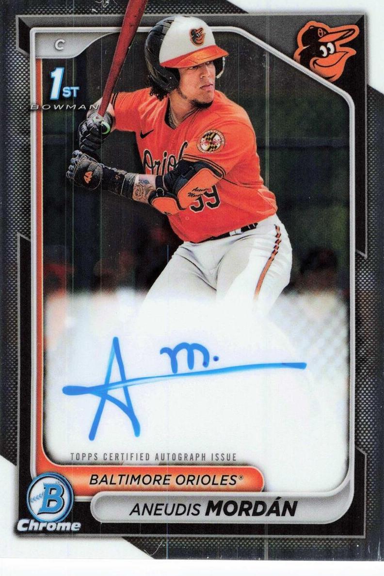 Aneudis Mordan 2024 Bowman Chrome Prospects card