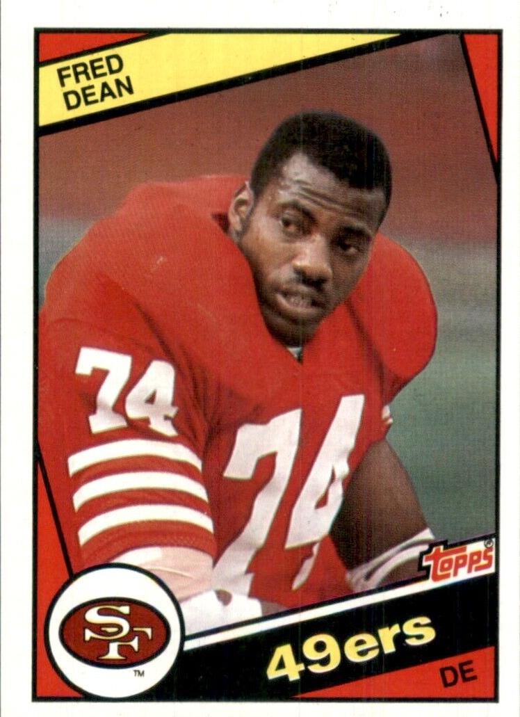 1984 Topps Fred Dean #354 card