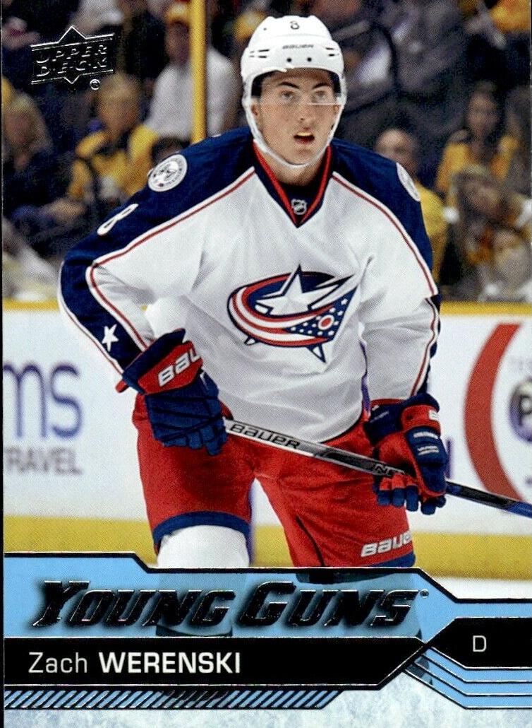 2016 Upper Deck Young Guns #224 Zach Werenski front