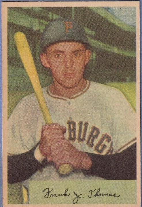 1954 Bowman Frank Thomas #155 card