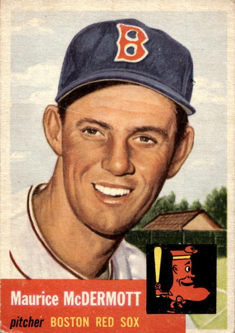 1953 Topps Maurice McDermott #55 card
