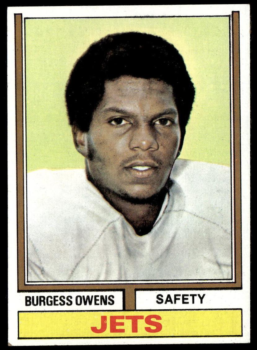 Burgess Owens 1974 Topps Football