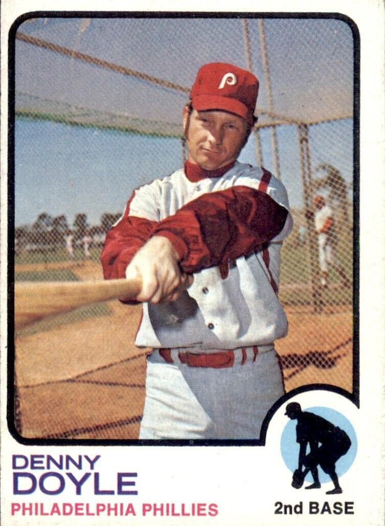 1973 Topps Denny Doyle #424 card