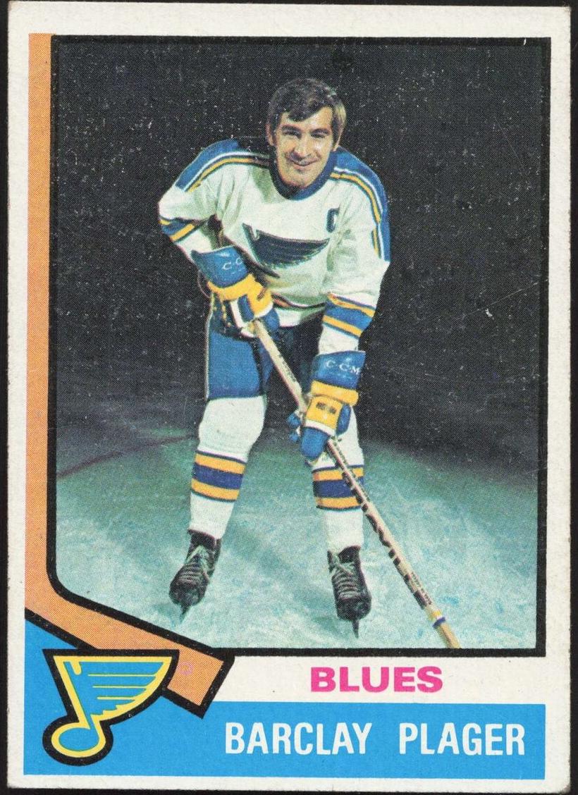 1974 Barclay Plager #87