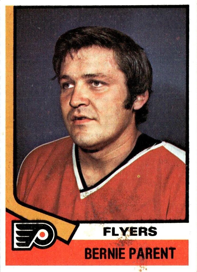 1974 Topps Bernie Parent #60 card