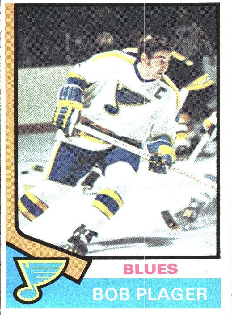 1974 Bob Plager #107