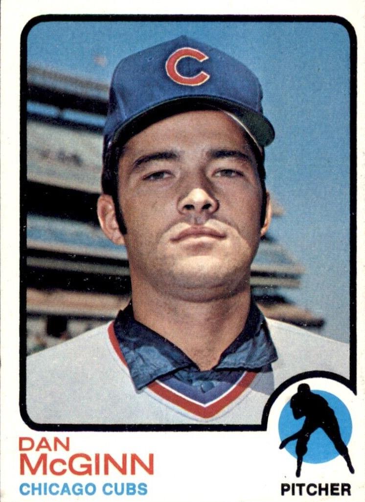 1973 Topps Dan McGinn #527 card