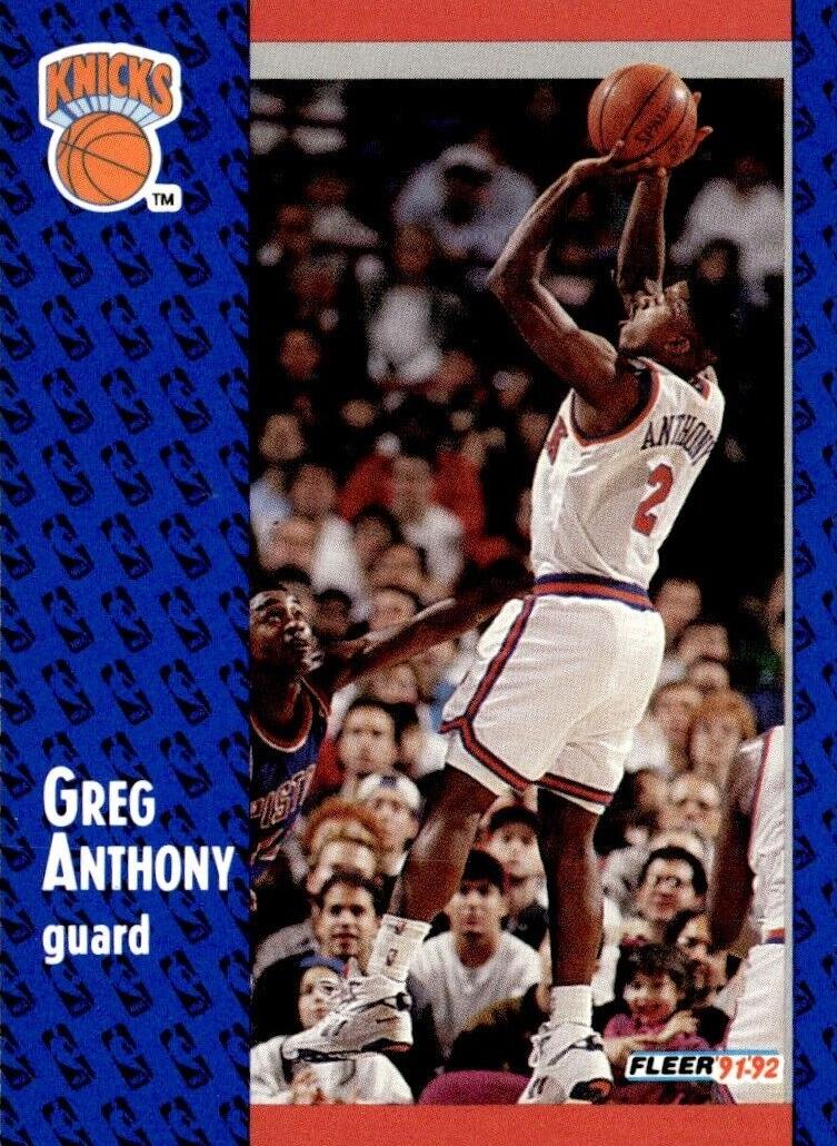 1991 Fleer Greg Anthony #325 card