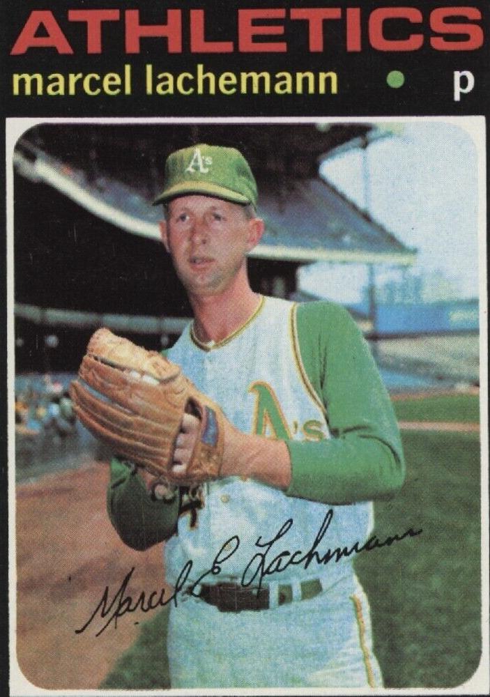 1971 Topps Marcel Lachemann #84 card