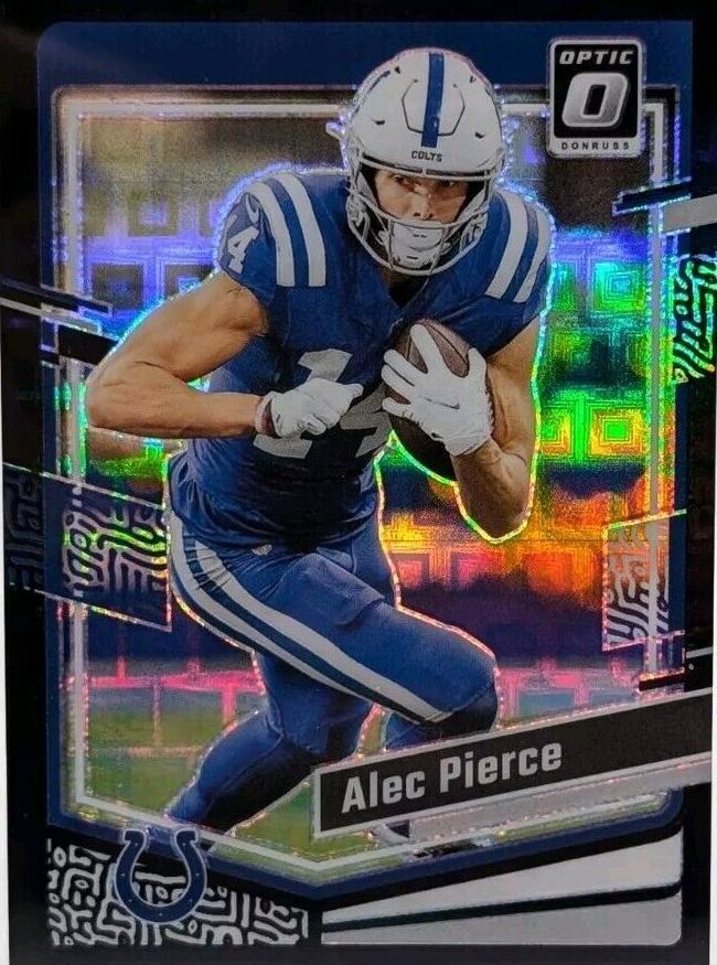 Alec Pierce 2023 Donruss Optic Football card