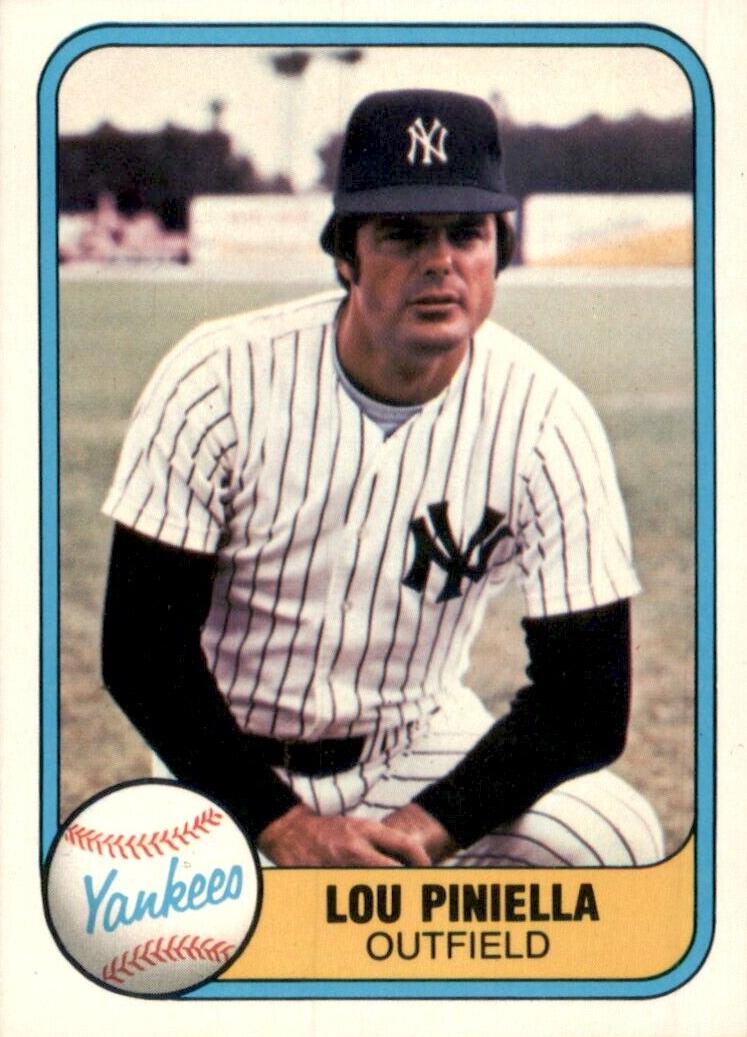 1981 Lou Piniella #85