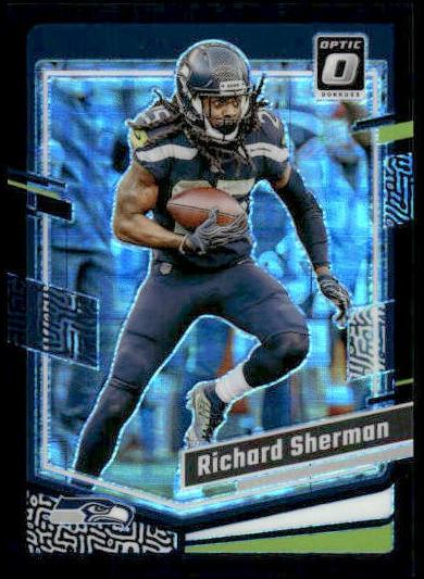 Richard Sherman 2023 Donruss Optic Football card