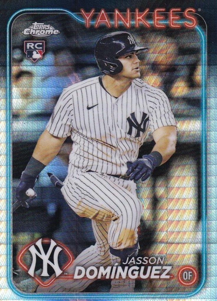 Jasson Dominguez 2024 Topps Chrome Baseball card