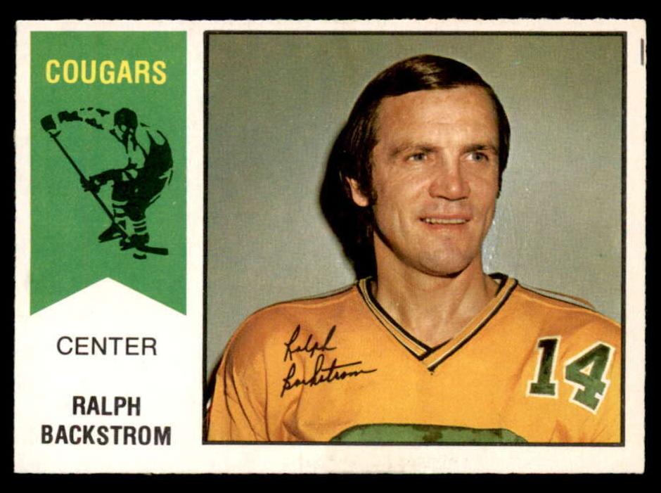 1974 O-Pee-Chee WHA Ralph Backstrom #47 card